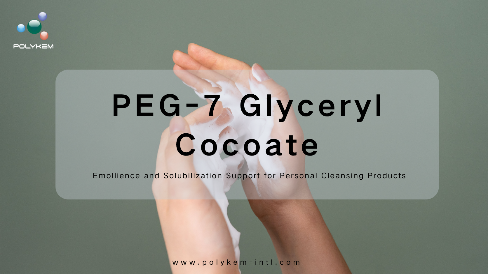 PEG-7 Glyceryl Cocoate untuk Pencuci Badan dan Penanggal Solekan